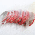 SINRONG 2-Row Self-Adhesive Crystal Rhinestone Tape Loose Glass for Crafts Decoration Self-Adhesive Diamond Ribbon Trim Sheet