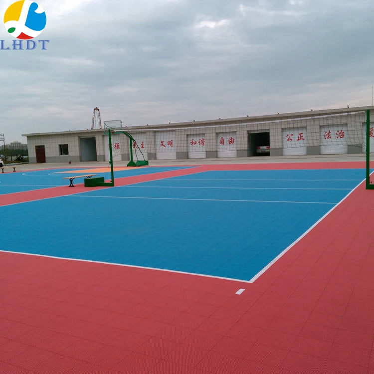 China Manufacturer Indoor and Outdoor Use Portable Sports Flooring Surface and Volleyball Court Floor Tiles
