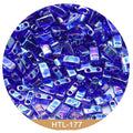 Miyuki Half Tila Beads 5 * 2.3 * 1.9 mm [14 Color Transparent  Rainbow ]10g Pack