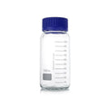 1000ML Wide Mouth Graduated Round Reagent Storage Lab Glass Bottle GL80 Blue Polypropylene Screw Cap AVANTIS Brand Customizable