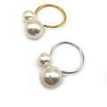 Gold Pearl Metal Napkin Rings Elegant Dining Table Setting for Christmas Wedding or Party Napkin Holder Supplies