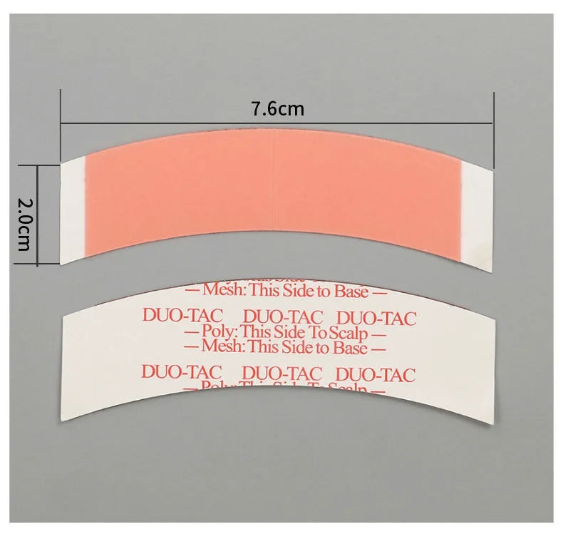 Double Sided Transparent Strong Tape Invisible for Skin/Pu Base Toupee-Beauty & Personal Care Product