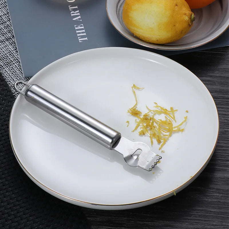 Hot Selling Stainless Steel Orange Lime Lemon Grater Household Fruits Vegetables Fruit Skinner Grater Kitchen Gadgets