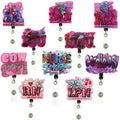 New Styles Wholesale Custom Badge Reel Medical Series Nursing Student RN CNA LPN Retractable Badge Holder Name Card With Clip