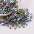 CJ Wholesale Hot Fix Glass & Crystal Round Flat Back Rhinestones SS10 High Quality Bulk for Nail Art Garment Shoes Bags