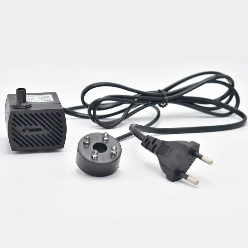 Cheap Low Pressure ABS Submersible Pump 350L/H 5W Customized Color OEM LED Lights