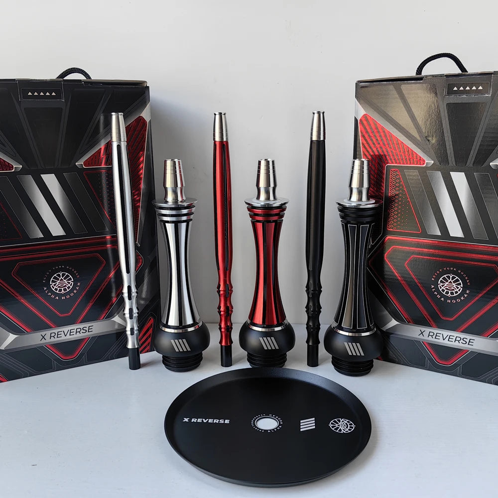 ALPHA HOOKAH MODEL X REVERSE Hookah Gift Box Packaging Russian Alpha X Base Alpha Shisha Magnet