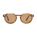 Vintage Retro Thick Round Mazzucchelli Sunglasses with Tac Polarized Acetate Lenses