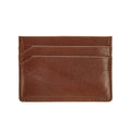 Wholesale Handmade Custom Logo Printing Luxury Vintage Business RFID Slim Genuine Leather Credit/ID Card Holder Office Gift