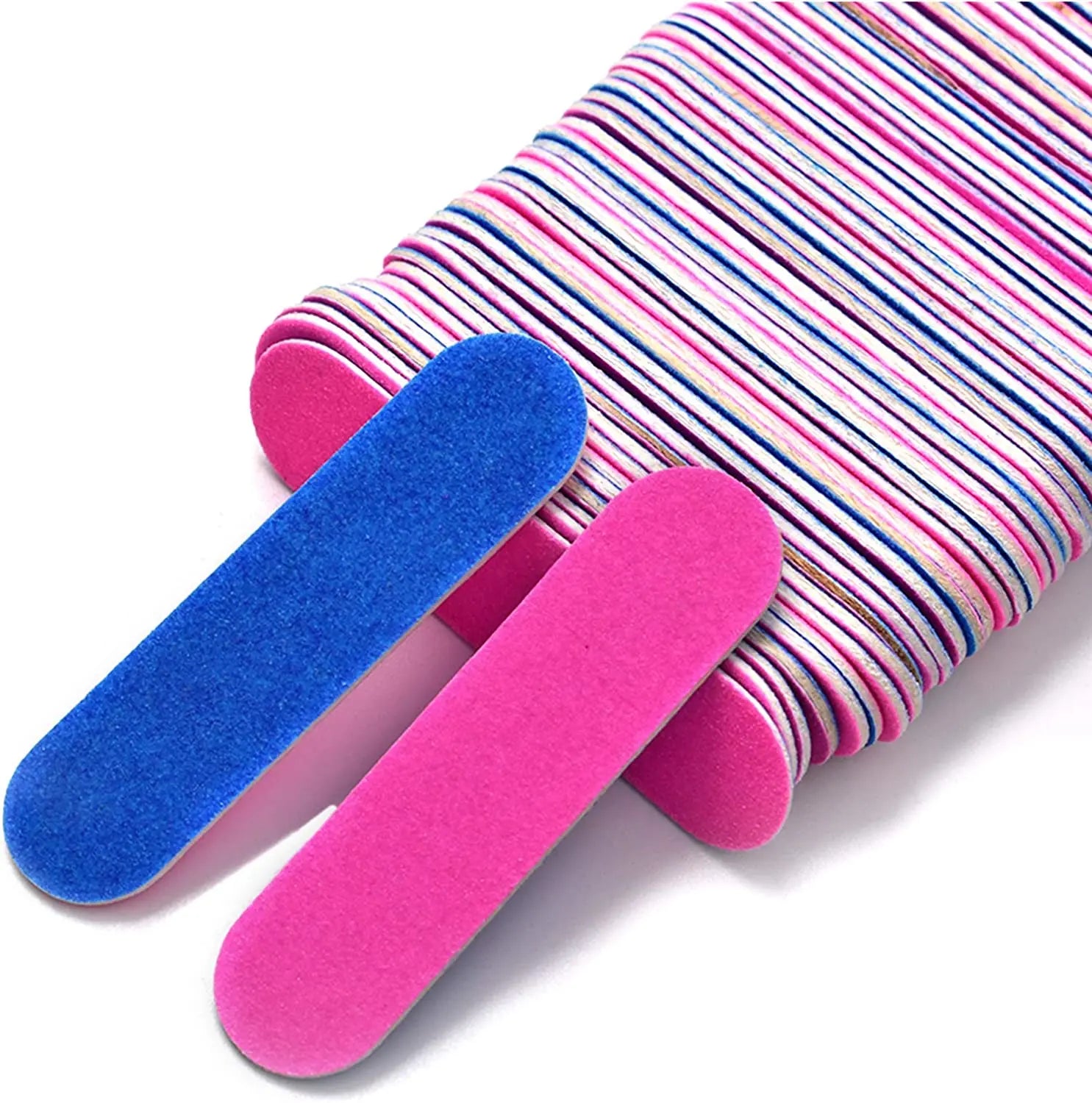 Mini Nail Files Double Sided Disposable Emery Boards Manicure Pedicure Tools