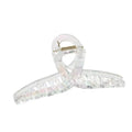 New Laser Color Women Plastic Hair Claws Simple Fashion French Shark Clip Many Size Hair Claw Clip for Hair Accessories