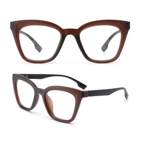 Wholesale Hot Sale New Fashion TR90 Unisex Square Anti Blue Light Blocking Glasses Computer Blue Light Eyeglasses Frames