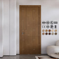 China Top Manufacturer ISO CE Certified Melamine Design Internal Wood Door for Home Bedroom Interior Wooden Doors