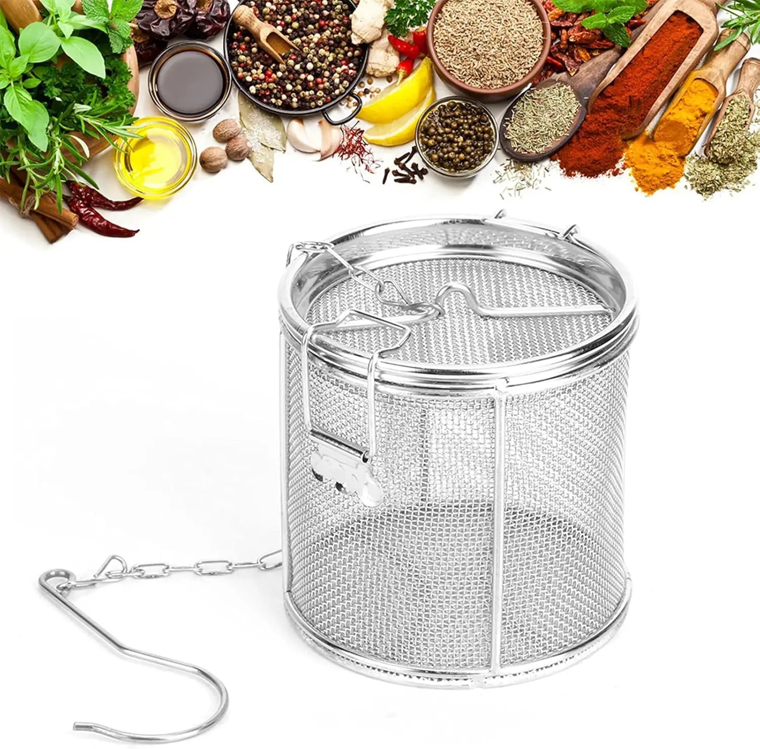 Stainless Steel Silver Polished Creative Reusable Coffee Tamper Skimmer