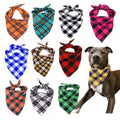 Wholesale Cheap Cotton Pet Triangle Stock Fast Shipping Bandana for Dog Cat Puppy