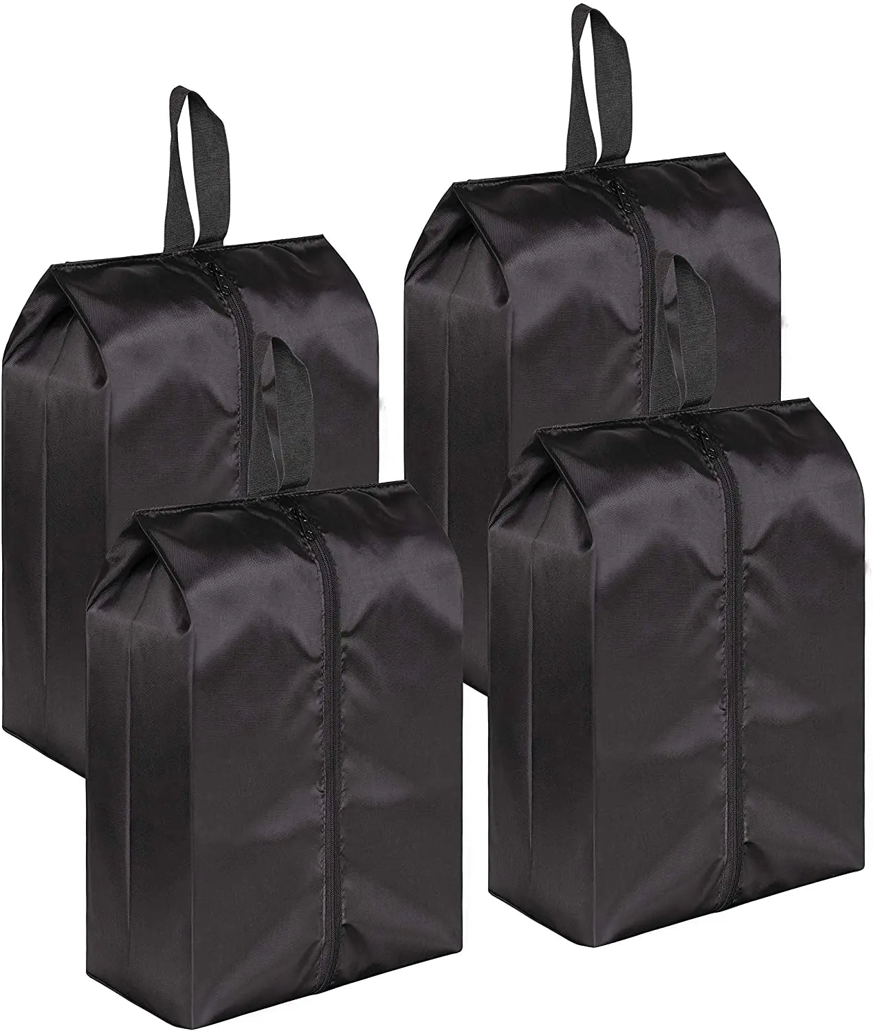 Customized Logo Portable Travel Shoe Bags Nylon with Zipper Closure 5 Color in Stock