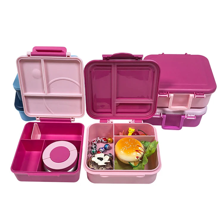 Bento Lunch Boxes Custom Printed Kids Thermal Bento Box School Insulated Food Warmer Lunch Box Thermos Children Portable