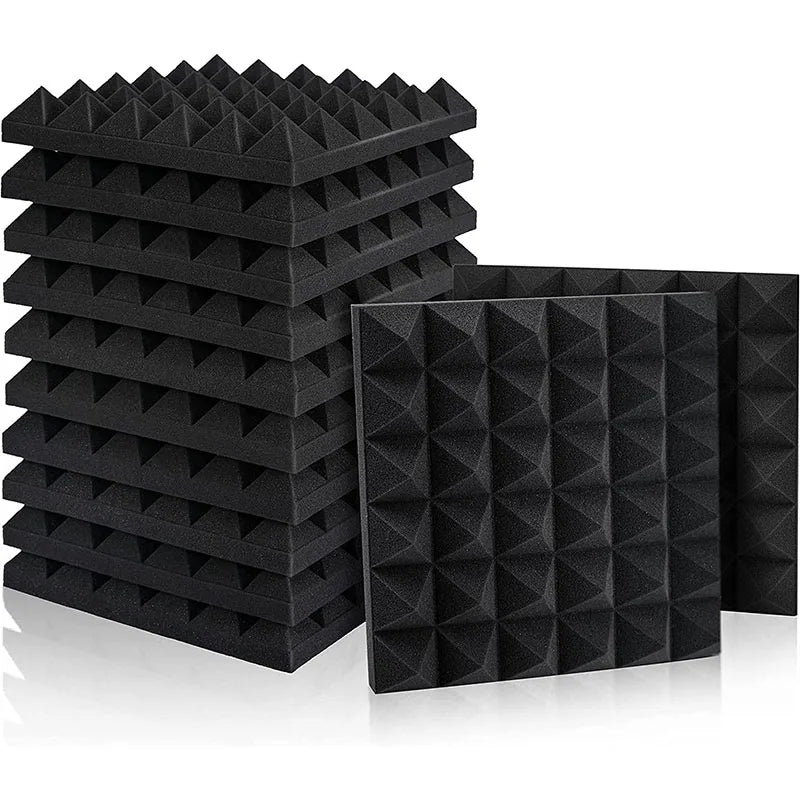 Woxin Modern 50x50 Pyramid Acoustic Panels Soundproof Wall Studio Foam for Studio Soundproofing