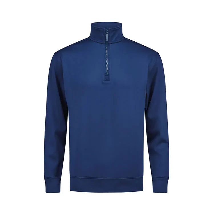 Quality Long Sleeve Thick Zip up Golf Performance Polo Customized Shirt Mens Workout Shirts