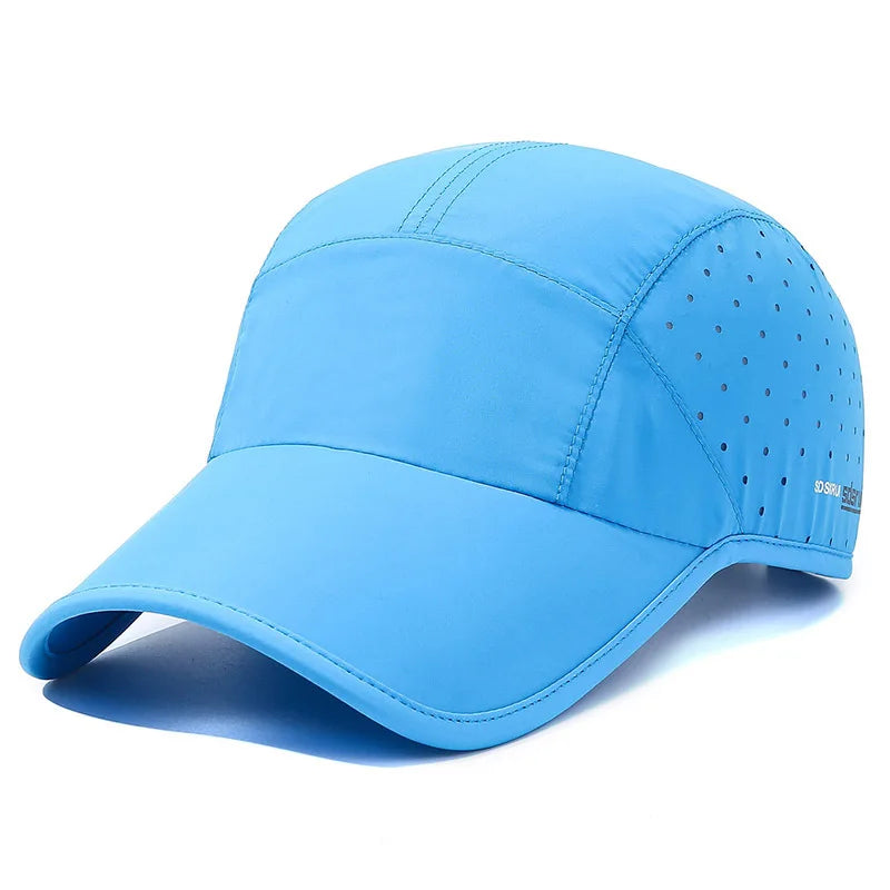 Four Seasons Mens Womens Quick Drying Baseball Cap Thin Shade Sunscreen Outdoor Sports Caps