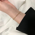 Manufacturer Paperclip Chain Ladies Bracelets Paperclip Bracelet Stainless Steel 18K Gold Plated Gold Chain Women'S