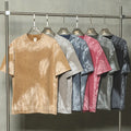 Wholesale 100%Cotton Custom Vintage Heavyweight Acid Wash Oversized T Shirts Streetwear Vintage Printing Simples Tshirt for Men