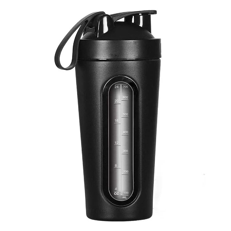 750ML Protein Powder Sports Shaker Bottle for Stainless Steel Extreme Space Cup Water Bottle Gym New Cup