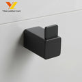 Matte Black Zinc Alloy Eco-Friendly Multifunction Wall Mounted Coat Hook Robe Hook Towel Hook