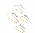 Stainless Steel Hoop Wire Jewelry Stainless Steel Ear Buckle Kidney Wire Hot Sale Metal Earring Shoot Findings