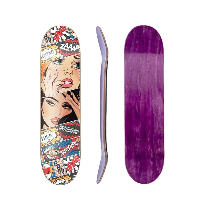 Tuck Brand New Series Canadian Maple 8.25 Inch Skateboard Deck for Pro Skaters