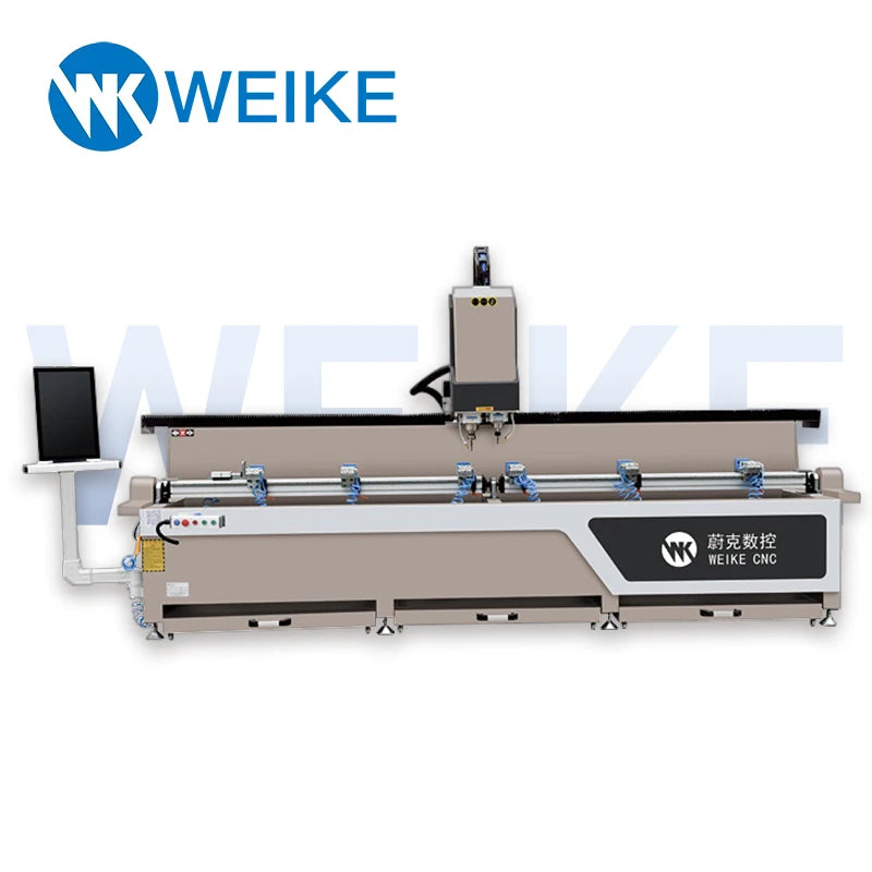 WEIKE CNC High Precision Aluminum Profile Cnc 3 Axis Milling Machine for Aluminum Profile Window and Door Making Machine