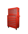 CE Certified 15-Drawer Heavy Duty Rolling Tool Cabinet SPCC Cold Steel Construction Electrostatic Powder Coat Finish JMST Brand