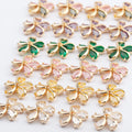 M763  10pcs/lot Jewelry Accessories18k Gold PlatedCopper Zircon Nickel Free Diy PendantsEarrings Marking Findings