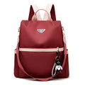 Female Fashion Custom Logo Purse Women Lightweight Shoulder Bag Waterproof Nylon Anti-theft Backpack