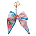 Silk Ribbon Bow Tassel Bag Pendant Key Chain for Women Purse Handbag Decor