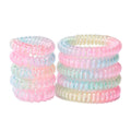 Large Different Style Coil Hair Ties in Bulk Hair Rubber Band Elastic Hair Band Sweet Hair Ties for Women Girls