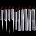 Wanmei Upgrade Hot Design Stylist Professional a 10-piece Set of White Plastic  Combs for Hairdressing and Clipping Combs