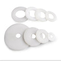 DIN125 Bonded Nylon Aluminium/Brass Bronze Washer Gasket M2-M12 White Plain Flat