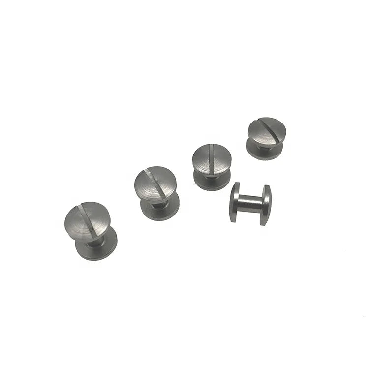 Guanfeng Different Sizes Leather Crafts Handbag Phone Case Belt Screw Rivet Stainless Steel Round Head Metal Screw Rivet