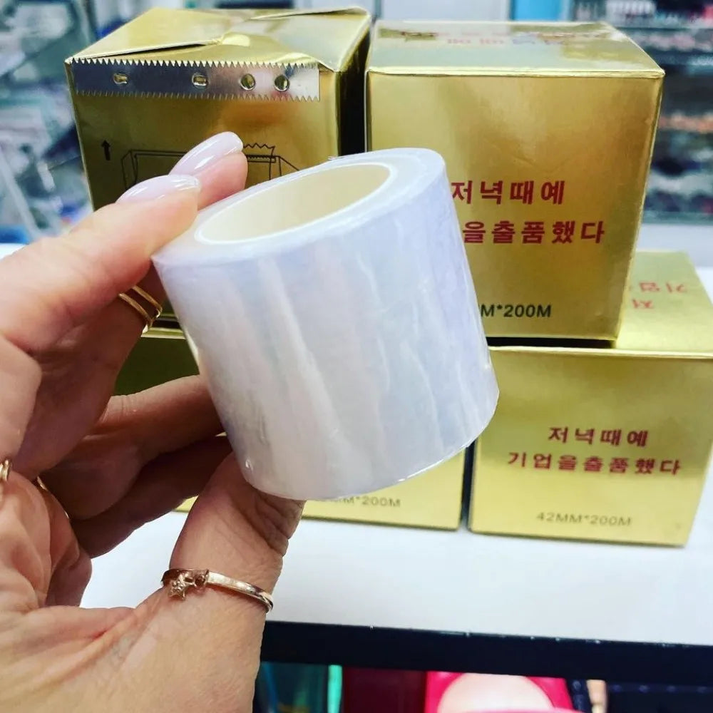 Clear Roll Wrapping Cling Film Lamination Brow Wrap Transparent Film Brow Lamination Wrap