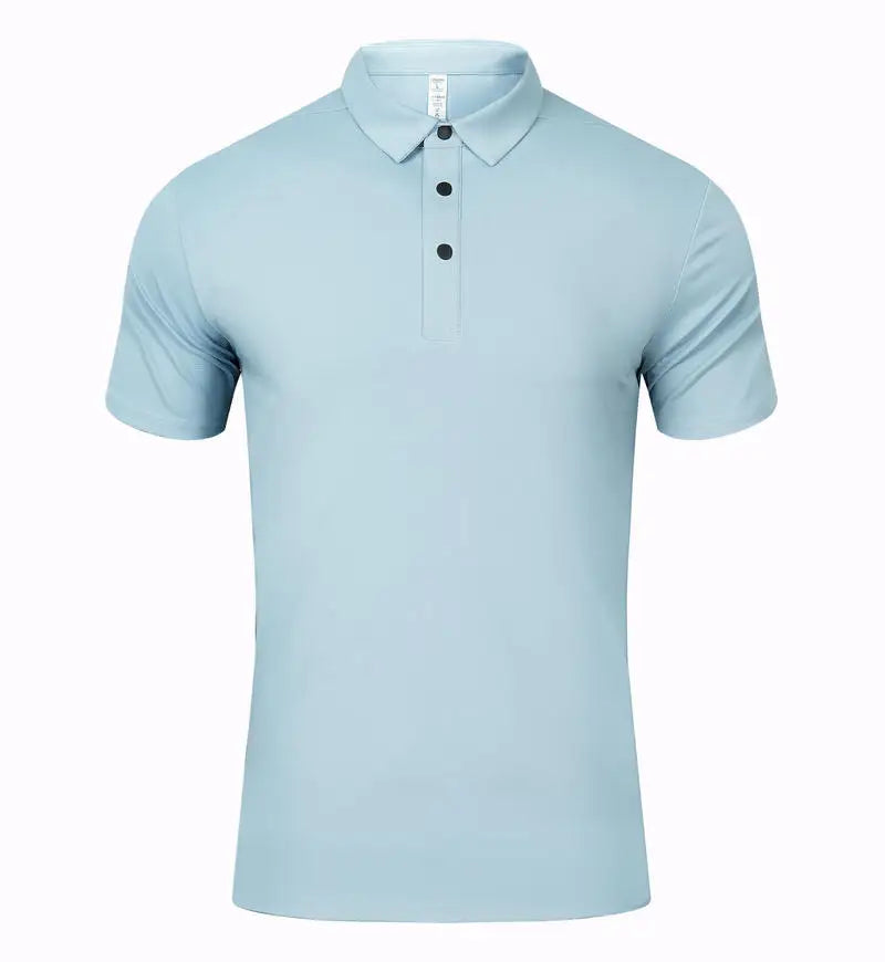 Wholesale Polo Collar Men's T-shirt Embroidery Printing Plain Blank Casual Polyester Men's Designer Golf Polo T-shirt