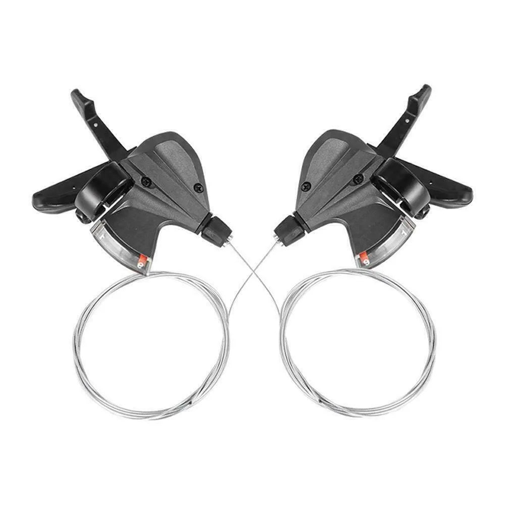 M370 Front Derailleur Bike Shifting Lever Set Left and Right 3x9 27 Speed Folding MTB Shift Accessories SL-M370