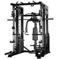 Dual Adjustable Pulley Cable Crossover Trainer Smith Machine Multi-Functional Strength Trainer