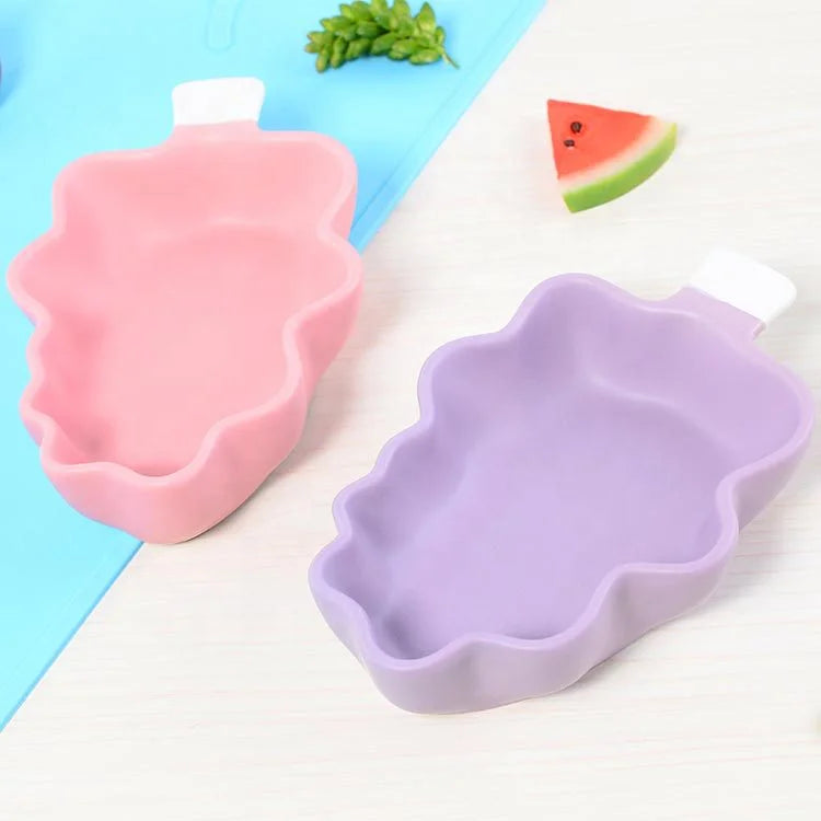 18.5*3cm Leaf Shape Porcelain Tableware Sets Heat-resistant Mini Cute Microwave Bakeware Serving Dish Kid Ceramic Fruit Plate