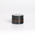 Leaf Tea Coffee Powder Spices Herbs Medicines Glass Jar  1oz Amber Round Shape 50g Glass Containers Cosmetic