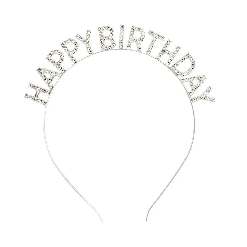 FanYue 2022 Top Selling Happy Birthday Party Headband Hair Band for Women