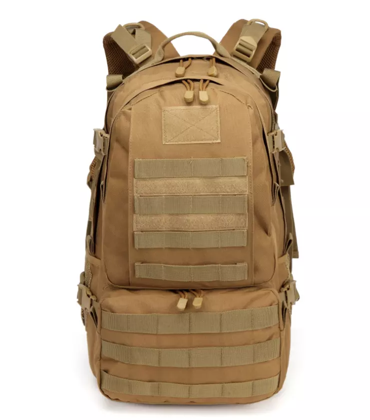 Tactical MOLLE Backpack Waterproof Hunting & Climbing Rucksack with Reinforced 600D Nylon Daypack for Outdoor Survival