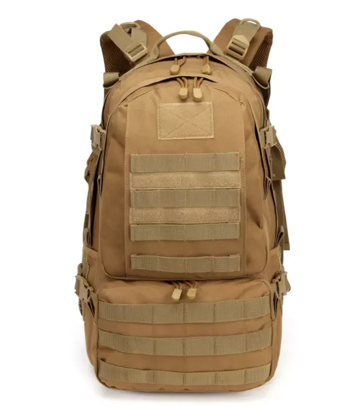 Tactical MOLLE Backpack Waterproof Hunting & Climbing Rucksack with Reinforced 600D Nylon Daypack for Outdoor Survival