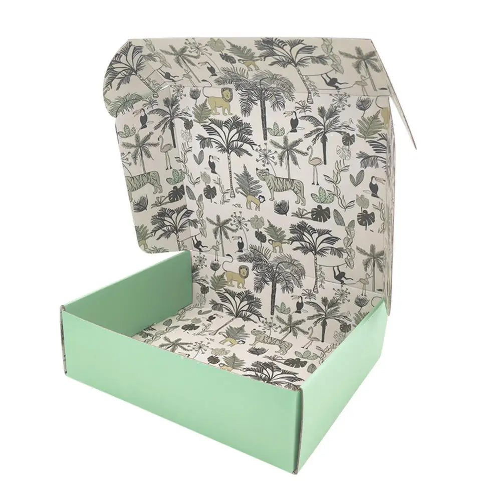 Corrugated Paper Mailer Box Double-Sided Printing Corrugated Cardboard Box Printed Shipping Boxes for Clothes