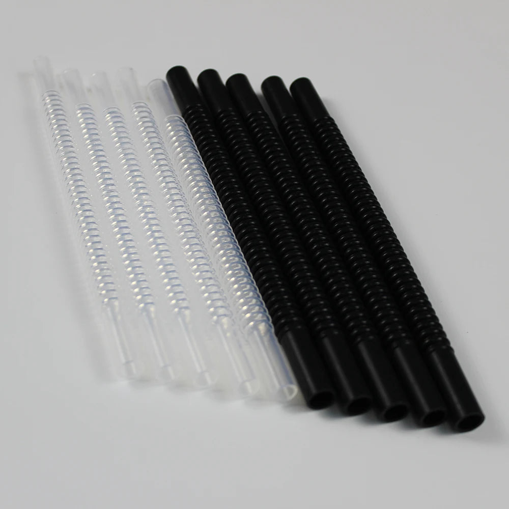 LKESS AI Data Center Flexible Heat Resistant Anti-Corrosion Liquid Cooling System Transparent FEP Corrugated Tube Cooling Hose